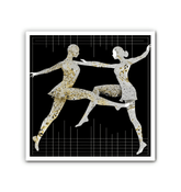 Graceful Feminine Dance Posture Wrapped Canvas - Beyond T-shirts